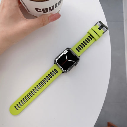 Silicone Watchband For Apple Watch Series, 7 41mm / 6&SE&5&4 40mm / 3&2&1 38mm, 7 45mm / 6&SE&5&4 44mm / 3&2&1 42mm