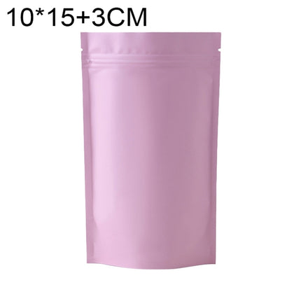 100 PCS/Set Matte Aluminum Foil Snack Stand-up Pouch