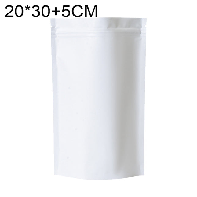 100 PCS/Set Matte Aluminum Foil Snack Stand-up Pouch