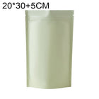100 PCS/Set Matte Aluminum Foil Snack Stand-up Pouch
