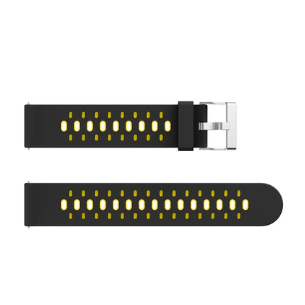 Three Row Holes Silicone Watchband