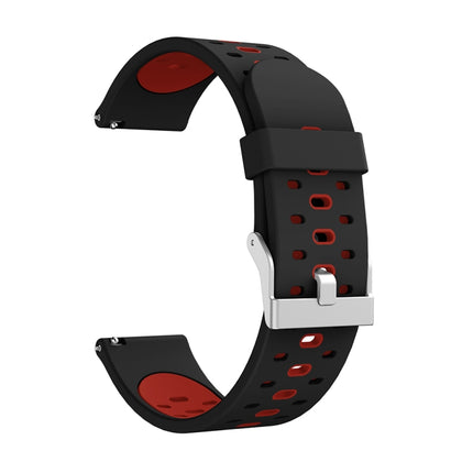 Three Row Holes Silicone Watchband