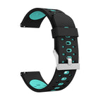 For Samsung Galaxy Watch 3 45mm / Black Mint Green
