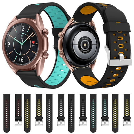 Three Row Holes Silicone Watchband, For Samsung Galaxy Watch 3 45mm - DealBuddy