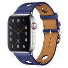 PU Silver Buckle Watchband For Apple Watch Series, 7 41mm / 6&SE&5&4 40mm / 3&2&1 38mm, 7 45mm / 6&SE&5&4 44mm / 3&2&1 42mm - DealBuddy