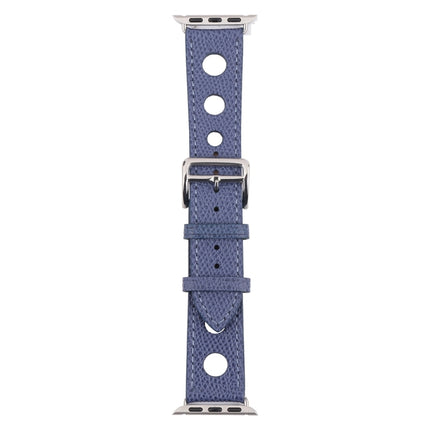 PU Silver Buckle Watchband For Apple Watch Series, 7 41mm / 6&SE&5&4 40mm / 3&2&1 38mm, 7 45mm / 6&SE&5&4 44mm / 3&2&1 42mm - DealBuddy