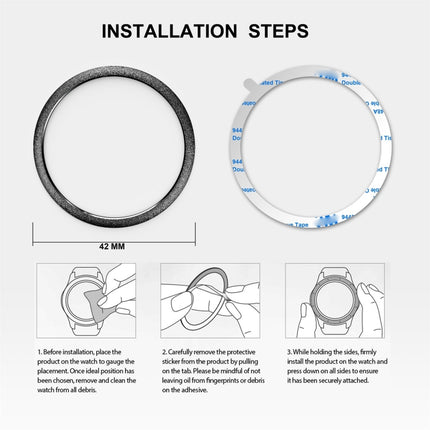 Glitter Powder Stainless Steel Bezel Ring - DealBuddy