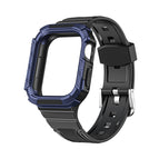 7 45mm / 6&SE&5&4 44mm / Black + Dark Blue Frame