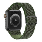 W Texture Nylon Strap For Apple Watch Series, 7 41mm / 6&SE&5&4 40mm / 3&2&1 38mm, 7 45mm / 6&SE&5&4 44mm / 3&2&1 42mm - DealBuddy