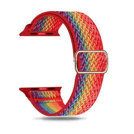 W Texture Nylon Strap For Apple Watch Series, 7 41mm / 6&SE&5&4 40mm / 3&2&1 38mm, 7 45mm / 6&SE&5&4 44mm / 3&2&1 42mm - DealBuddy
