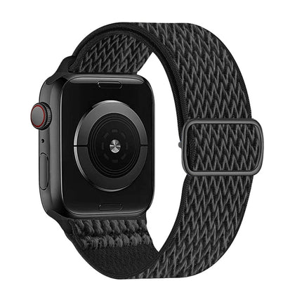 W Texture Nylon Strap For Apple Watch Series, 7 41mm / 6&SE&5&4 40mm / 3&2&1 38mm, 7 45mm / 6&SE&5&4 44mm / 3&2&1 42mm - DealBuddy