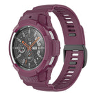 Carbon Fiber Sport Silicone Integrated Watchband, For Samsung Galaxy Watch4 Classic 42mm - DealBuddy