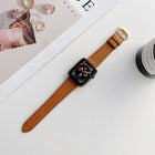 Leather Strap For Apple Watch Series, 7 41mm / 6&SE&5&4 40mm / 3&2&1 38mm, 7 45mm / 6&SE&5&4 44mm / 3&2&1 42mm - DealBuddy