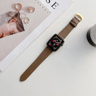 Leather Strap For Apple Watch Series, 7 41mm / 6&SE&5&4 40mm / 3&2&1 38mm, 7 45mm / 6&SE&5&4 44mm / 3&2&1 42mm - DealBuddy