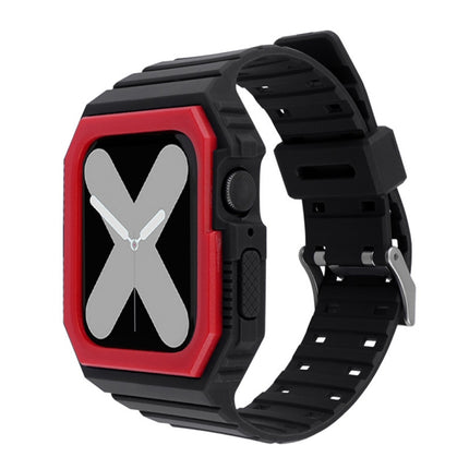Two-color Integrated Watchband For Apple Watch Series, 7 41mm / 6&SE&5&4 40mm / 3&2&1 38mm, 7 45mm / 6&SE&5&4 44mm / 3&2&1 42mm - DealBuddy