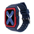 Two-color Integrated Watchband For Apple Watch Series, 7 41mm / 6&SE&5&4 40mm / 3&2&1 38mm, 7 45mm / 6&SE&5&4 44mm / 3&2&1 42mm - DealBuddy