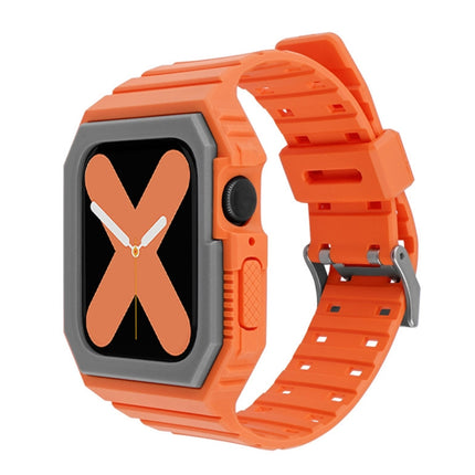 Two-color Integrated Watchband For Apple Watch Series, 7 41mm / 6&SE&5&4 40mm / 3&2&1 38mm, 7 45mm / 6&SE&5&4 44mm / 3&2&1 42mm - DealBuddy
