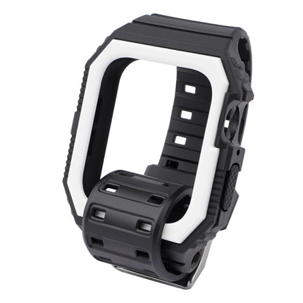 Two-color Integrated Watchband For Apple Watch Series, 7 41mm / 6&SE&5&4 40mm / 3&2&1 38mm, 7 45mm / 6&SE&5&4 44mm / 3&2&1 42mm - DealBuddy