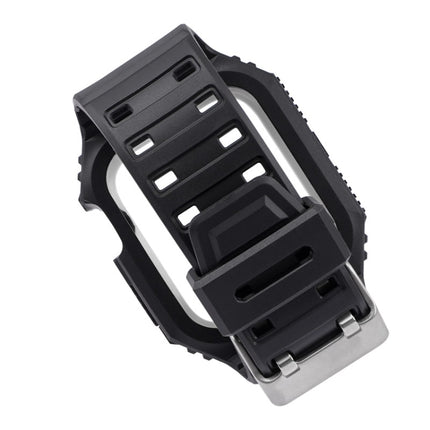 Two-color Integrated Watchband For Apple Watch Series, 7 41mm / 6&SE&5&4 40mm / 3&2&1 38mm, 7 45mm / 6&SE&5&4 44mm / 3&2&1 42mm - DealBuddy