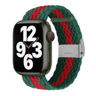 Vertical Texture Braided Watchband For Apple Watch Series, 7 41mm / 6&SE&5&4 40mm / 3&2&1 38mm, 7 45mm / 6&SE&5&4 44mm / 3&2&1 42mm - DealBuddy
