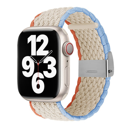 Vertical Texture Braided Watchband For Apple Watch Series, 7 41mm / 6&SE&5&4 40mm / 3&2&1 38mm, 7 45mm / 6&SE&5&4 44mm / 3&2&1 42mm - DealBuddy
