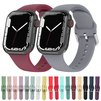 Silicone Watchband, Size: 118mm For Apple Watch Series 7 45mm / 6&SE&5&4 44mm / 3&2&1 42mm, Large Size - DealBuddy