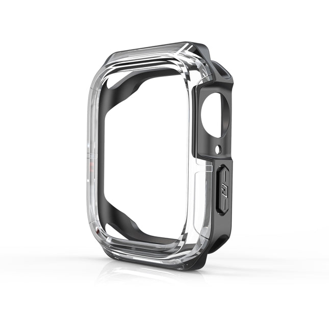 Transparent Two-color Armor Case, For Apple Watch Series 9 / 8 / 7 45mm, For Apple Watch Series 9 / 8 / 7 41mm, For Apple Watch Series 6 & SE & 5 & 4 44mm, For Apple Watch Series 6 & SE & 5 & 4 40mm - DealBuddy