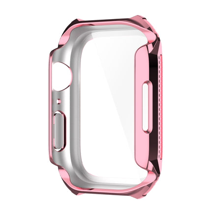 Rhombus Belt Drill + Tempered Film Integrated Case, For Apple Watch Series 9 / 8 / 7 41mm, For Apple Watch Series 9 / 8 / 7 45mm - DealBuddy
