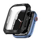 Rhombus Belt Drill + Tempered Film Integrated Case, For Apple Watch Series 9 / 8 / 7 41mm, For Apple Watch Series 9 / 8 / 7 45mm - DealBuddy