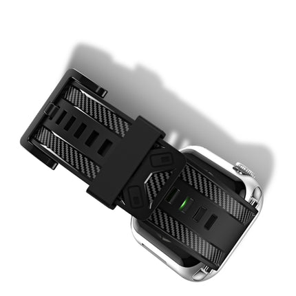 Carbon Fiber Texture Watchband For Apple Watch Series, 7 41mm / 6&SE&5&4 40mm / 3&2&1 38mm, 7 45mm / 6&SE&5&4 44mm / 3&2&1 42mm - DealBuddy