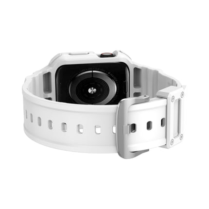 Three-proof Solid Color Integrated Strap For Apple Watch Series, 7 41mm / 6&SE&5&4 40mm / 3&2&1 38mm, 7 45mm / 6&SE&5&4 44mm / 3&2&1 42mm - DealBuddy