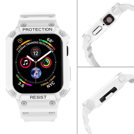 Three-proof Solid Color Integrated Strap For Apple Watch Series, 7 41mm / 6&SE&5&4 40mm / 3&2&1 38mm, 7 45mm / 6&SE&5&4 44mm / 3&2&1 42mm - DealBuddy