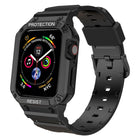 Three-proof Solid Color Integrated Strap For Apple Watch Series, 7 41mm / 6&SE&5&4 40mm / 3&2&1 38mm, 7 45mm / 6&SE&5&4 44mm / 3&2&1 42mm - DealBuddy