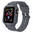 Three-proof Solid Color Integrated Strap For Apple Watch Series, 7 41mm / 6&SE&5&4 40mm / 3&2&1 38mm, 7 45mm / 6&SE&5&4 44mm / 3&2&1 42mm - DealBuddy