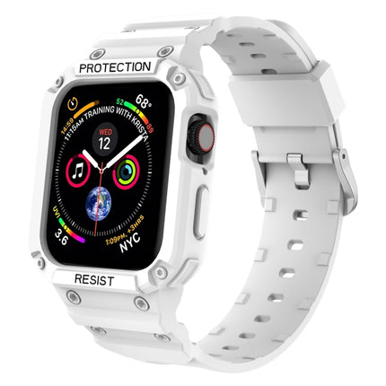 Three-proof Solid Color Integrated Strap For Apple Watch Series, 7 41mm / 6&SE&5&4 40mm / 3&2&1 38mm, 7 45mm / 6&SE&5&4 44mm / 3&2&1 42mm - DealBuddy