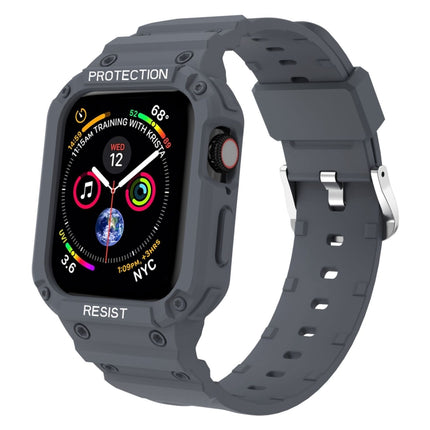 Three-proof Solid Color Integrated Strap For Apple Watch Series, 7 41mm / 6&SE&5&4 40mm / 3&2&1 38mm, 7 45mm / 6&SE&5&4 44mm / 3&2&1 42mm - DealBuddy