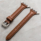 Genuine Leather Watchband For Apple Watch Series, 7 41mm / 6&SE&5&4 40mm / 3&2&1 38mm, 7 45mm / 6&SE&5&4 44mm / 3&2&1 42mm