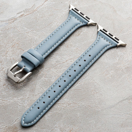 Genuine Leather Watchband For Apple Watch Series, 7 41mm / 6&SE&5&4 40mm / 3&2&1 38mm, 7 45mm / 6&SE&5&4 44mm / 3&2&1 42mm