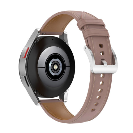 20mm Genuine Leather Watch Strap for Samsung Galaxy Watch4/Watch3 41mm/Active2/Huawei/Gaming Watch etc. - DealBuddy