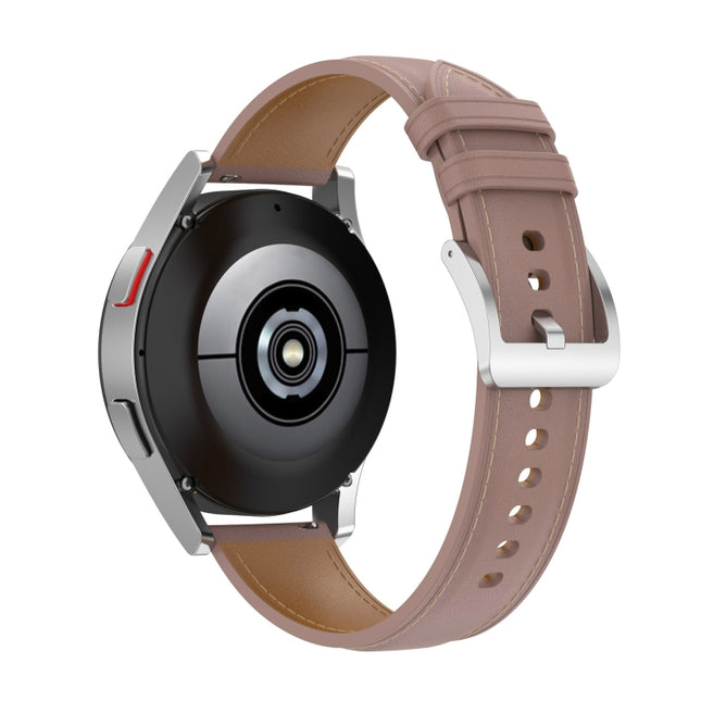 20mm Genuine Leather Watch Strap for Samsung Galaxy Watch4/Watch3 41mm/Active2/Huawei/Gaming Watch etc. - DealBuddy