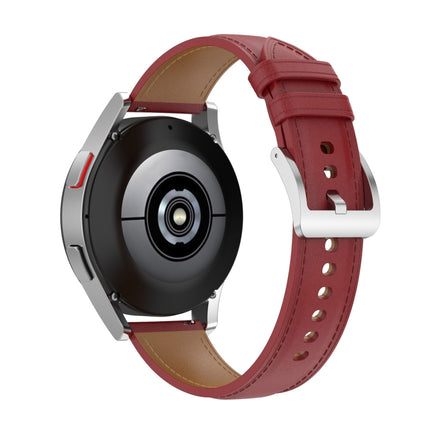 20mm Genuine Leather Watch Strap for Samsung Galaxy Watch4/Watch3 41mm/Active2/Huawei/Gaming Watch etc. - DealBuddy