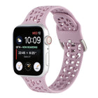 Hollow Out Silicone Watchband For Apple Watch Series, 7 41mm / 6&SE&5&4 40mm / 3&2&1 38mm, 7 45mm / 6&SE&5&4 44mm / 3&2&1 42mm