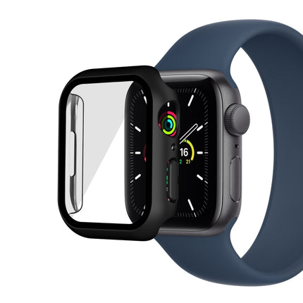 Electroplating Matte All-inclusive PC + Tempered Glass Watch Case, For Apple Watch Series 9 / 8 / 7 41mm, For Apple Watch Series 9 / 8 / 7 45mm - DealBuddy