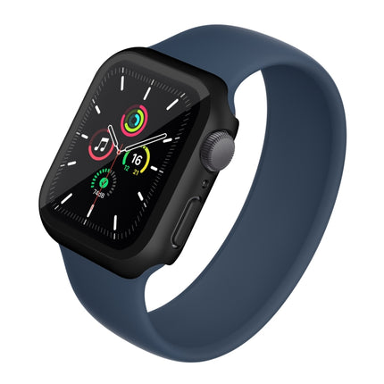 Electroplating Matte All-inclusive PC + Tempered Glass Watch Case, For Apple Watch Series 9 / 8 / 7 41mm, For Apple Watch Series 9 / 8 / 7 45mm - DealBuddy