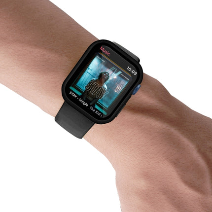 Electroplating Matte All-inclusive PC + Tempered Glass Watch Case, For Apple Watch Series 9 / 8 / 7 41mm, For Apple Watch Series 9 / 8 / 7 45mm - DealBuddy