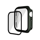Electroplating Matte All-inclusive PC + Tempered Glass Watch Case, For Apple Watch Series 9 / 8 / 7 41mm, For Apple Watch Series 9 / 8 / 7 45mm - DealBuddy