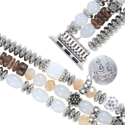 Tassel Beaded Watchband For Apple Watch Series, 7 41mm / 6&SE&5&4 40mm / 3&2&1 38mm, 7 45mm / 6&SE&5&4 44mm / 3&2&1 42mm - DealBuddy