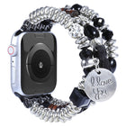 Tassel Beaded Watchband For Apple Watch Series, 7 41mm / 6&SE&5&4 40mm / 3&2&1 38mm, 7 45mm / 6&SE&5&4 44mm / 3&2&1 42mm - DealBuddy