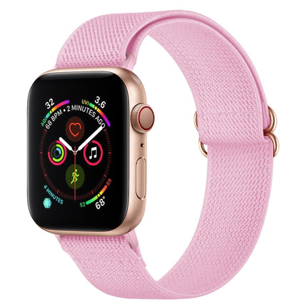 Polyester Nylon Watchband For Apple Watch Series, 7 41mm / 6&SE&5&4 40mm / 3&2&1 38mm, 7 45mm / 6&SE&5&4 44mm / 3&2&1 42mm