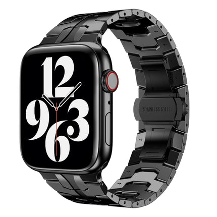 Steel Watchband For Apple Watch Series, 7 41mm / 6&SE&5&4 40mm / 3&2&1 38mm, 7 45mm / 6&SE&5&4 44mm / 3&2&1 42mm - DealBuddy